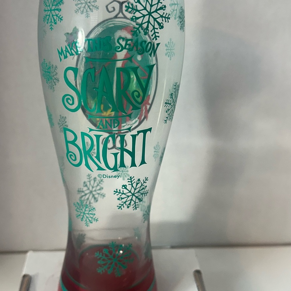 Disney Nightmare Before Christmas‎ Santa Jack Glass Goblet 26oz - Picture 9 of 12
